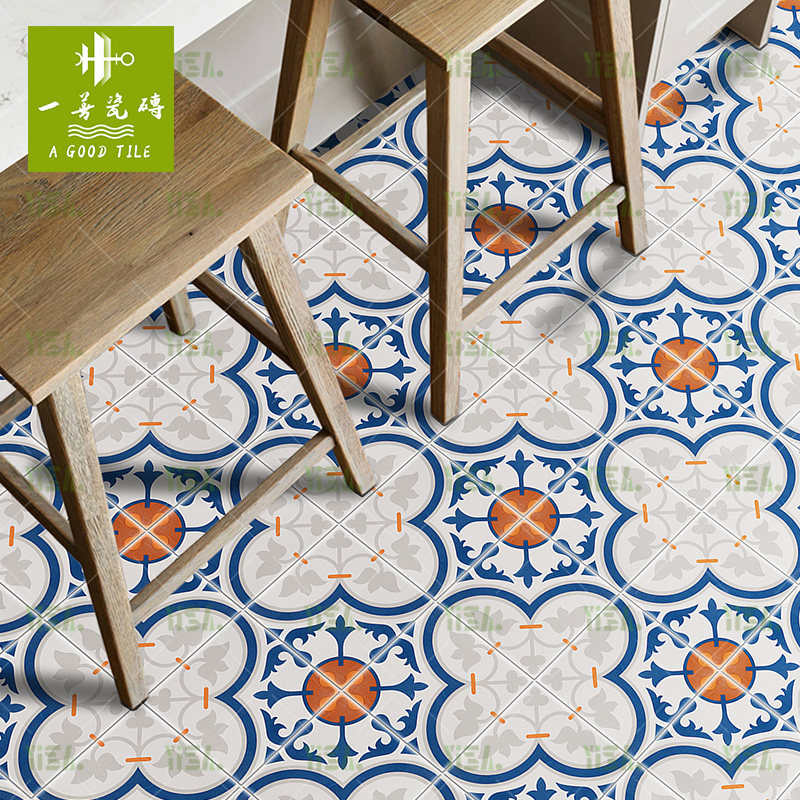 One Good Grey Blue Nordic Parquet Kitchen Necropolis Brick Balcony Dining Room Entrance Dressing Room Non-slip Floor Tiles Tiles