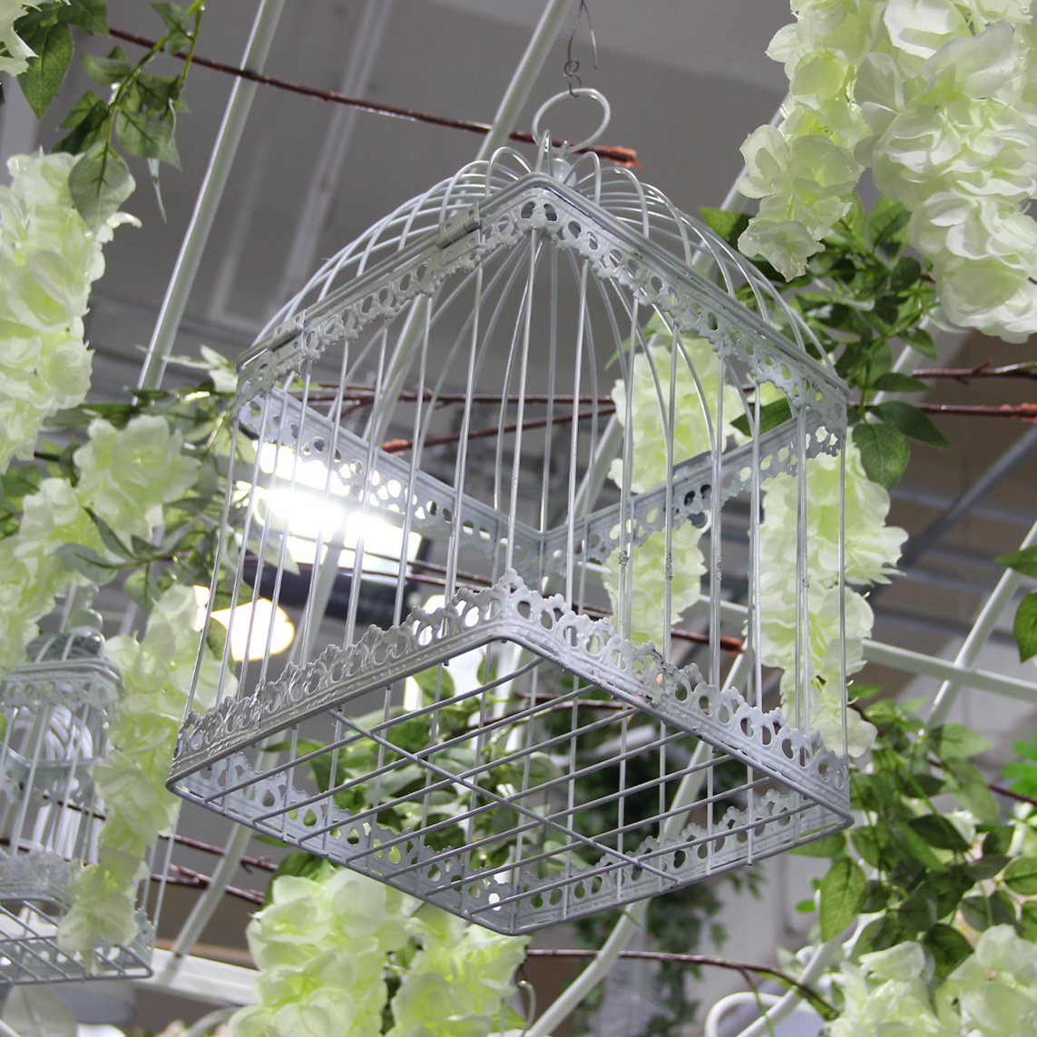 Eurostyle Iron Art Decor Bird Cage Wedding Props Bird Cage Hanging Accessories Wedding Stage Hem Shop Window Decoration Hem