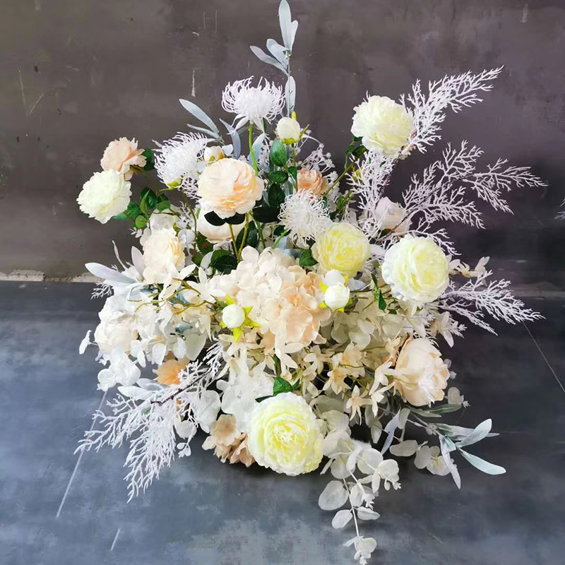 New wedding roads and wedding flowers arranged clove rock flower royal flower royal wedding props flower art