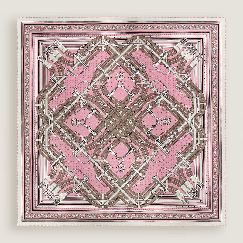 2026 New Model Horsebit Ring Original 140 Silk Cashmere Large Square Scarf Spring and Autumn Air-Conditioned Room Warm Scarf Shawl 2026 New Model Horsebit Ring Original 140 Silk Cashmere Large Square Scarf Spring and Autumn Air-Conditioned Room Warm Scarf Shawl