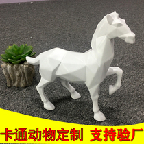 Furniture Decoration Gift Resin Crafts Animal Horse Desktop Ornament Custom Shop Feng Shui Art Custom Made