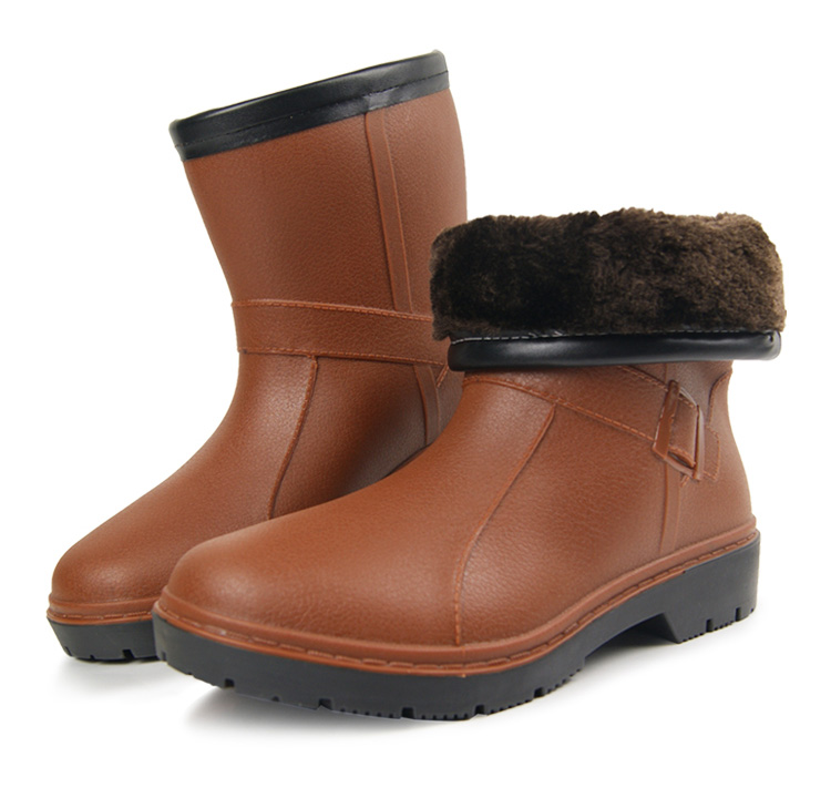 Chaussures - bottes caoutchouc homme pour hiver - semelle tendon - Ref 962579 Image 18