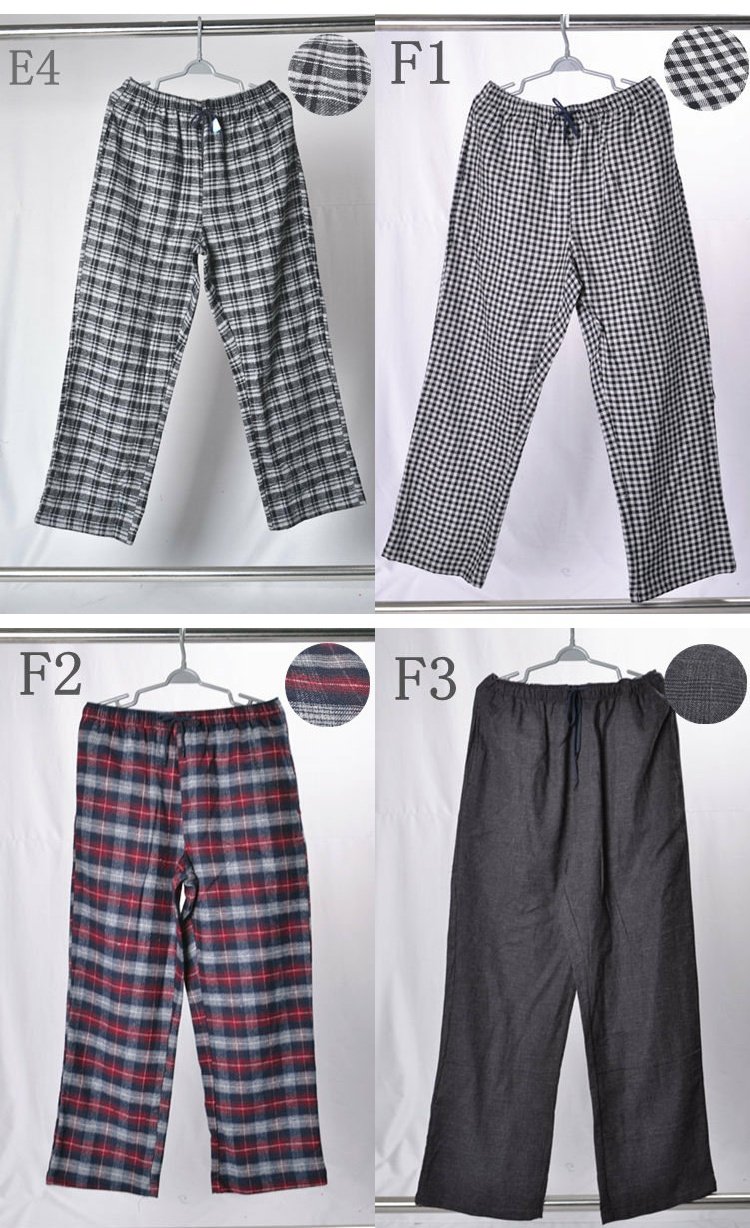 Quần pyjama cotton cotton nam mùa xuân và mùa hè nhà quần cotton sọc thường quần rộng kích thước lớn quần cotton dày quần ngủ quần short nam
