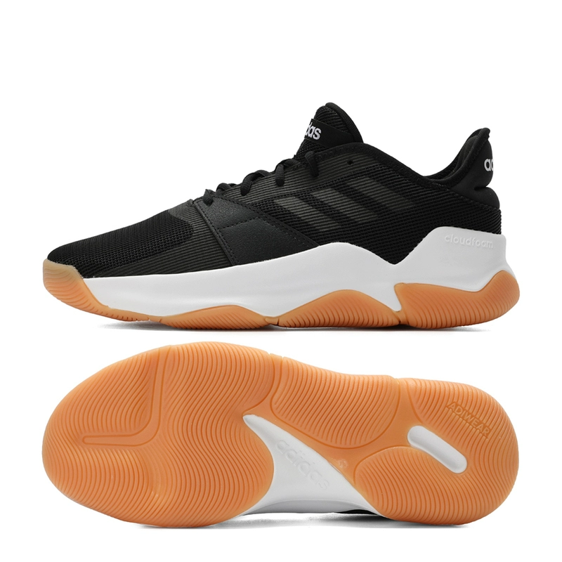 Adidas adidas 2019 nam thấp để giúp đế ngoài bằng nhựa thô màu trắng chiến đấu với giày bóng rổ thể thao F36737 - Giày bóng rổ giày bóng rổ adidas