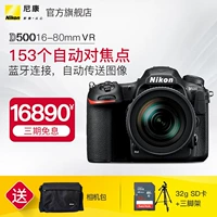 Nikon SLR camera D500 16-80 ống kính VR chuyên nghiệp studio chụp video HD máy ảnh kỹ thuật số máy ảnh du lịch giá rẻ