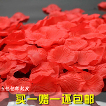 Non-woven simulation petals wedding wedding supplies scene fake rose proposal props wedding room decoration layout