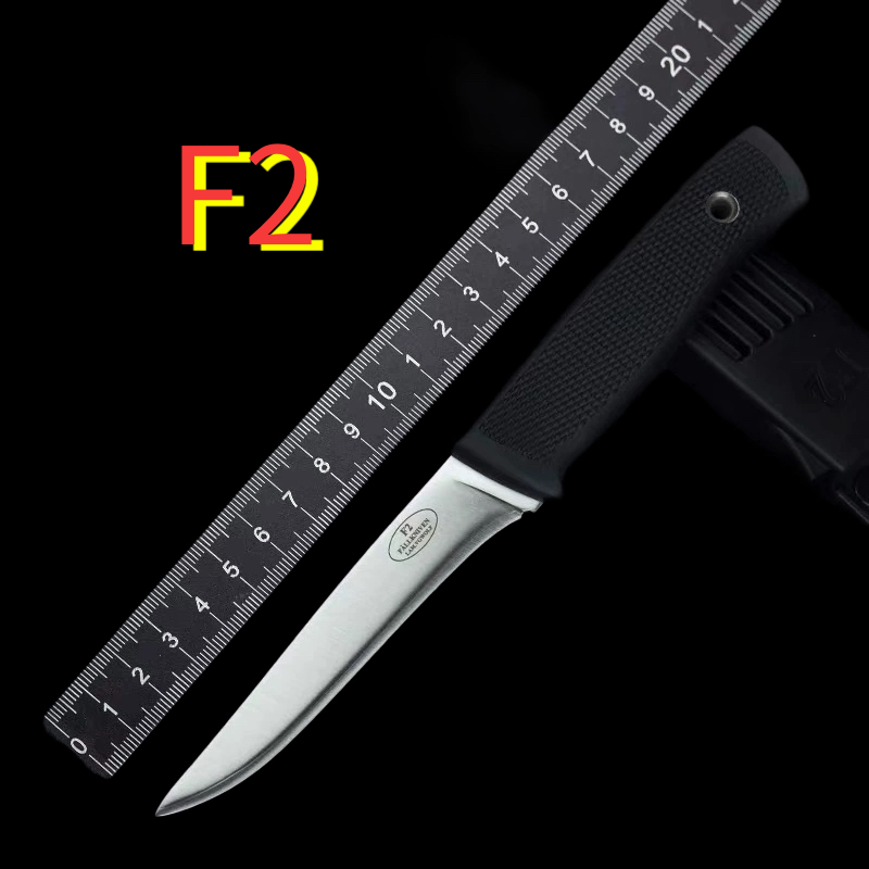 Новый рыбацкий нож F2 Sweden Wild Survival Открытый практичный нож для выживания Мощный Многофункциональный нож для кемпинга K в ножнах Изображение 1