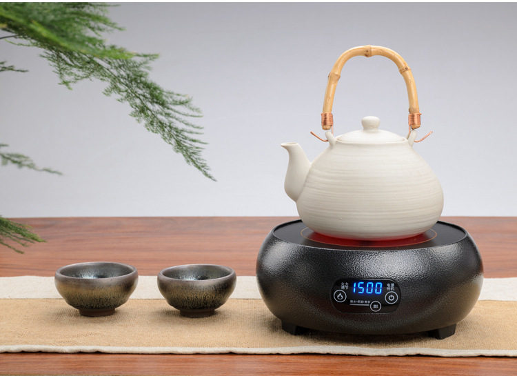 bếp từ hãng nào tốt Tea pro BR1800 bếp điện gốm sứ bếp màn hình cảm ứng thông minh bếp đun nước mini thông minh không chọn nồi chè 1500W bếp nướng hồng ngoại