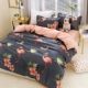 Net red girl bed bed bốn mảnh set 1.8 giường đơn một mảnh quilt sinh viên ký túc xá quilt ba mảnh set 1.5 bộ ga giường cute