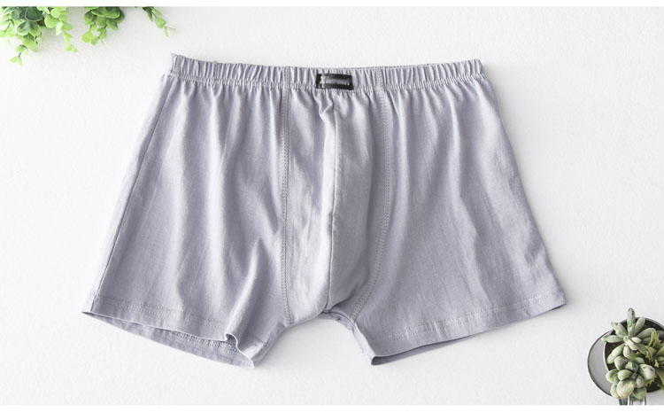 5 Đàn ông SpongeBob Tóm tắt Boxer Lớn Đỏ Giữa Eo Đàn ông trung niên Kích thước lớn Cotton quần sịp dây nam