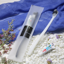 Soft film Hotel Hotel disposable toiletries set B & B special toothbrush toothpaste soft hair teeth two in one
