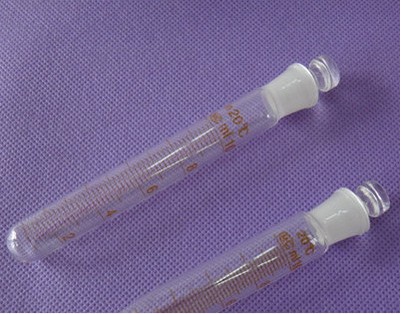 Glass 10ml grinding round tube plug - pipe label - pipe - grade - core - cord - resistant high temperature can be customized