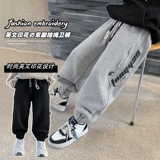 Демисезонные штаны для мальчиков, бархатные детские зимние осенние леггинсы, коллекция 2023, увеличенная толщина