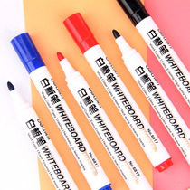 Del Whiteboard Pen 6817 Can Wipe Children Red Blue Black Water Ink Big Head Mark Pen