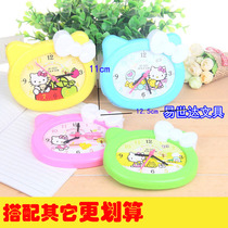 Pupil hour learner 003hello kitty clock teaching aids children puzzle KT cat clock face clock
