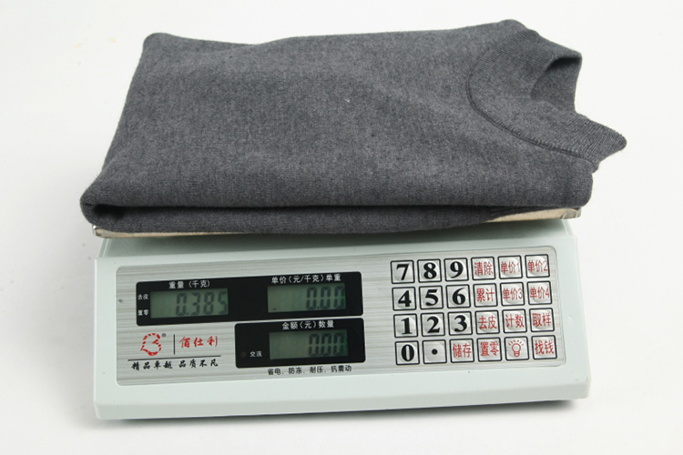 Áo len cashmere mùa đông nam nửa cổ áo len màu trung tính dày lên đáy đan áo len nam kích thước lớn cha áo lót nam