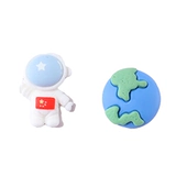 Мультяшный милый космонавт, космический корабль, креативная луна, кремовый чехол для телефона, заколка для волос, «сделай сам»