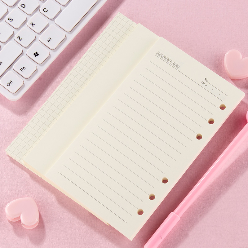 A6 hand ledger book loose-leaf sub-core diary blank 6-hole Daolin paper notes can be replaced