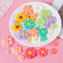 Simulation fresh sunflower small Daisy resin accessories diy mobile phone case material stick drill handmade hair accessories accessories