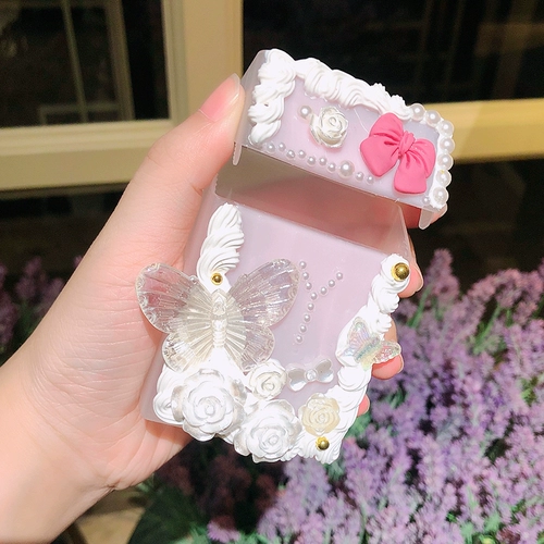 Креативный кремовый милый портативный портсигар ручной работы для друга