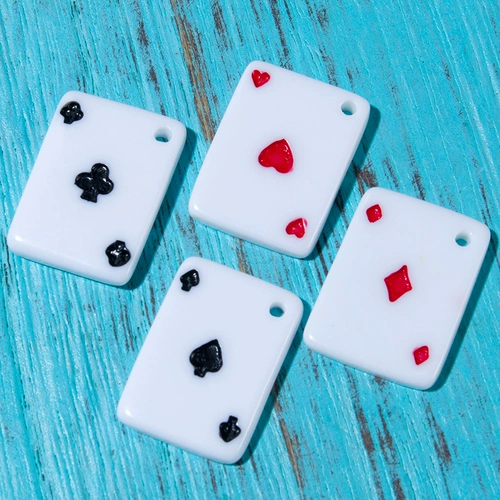 Реалистичные игральные карты, аксессуар ручной работы, кремовый чехол для телефона, креативный набор материалов с аксессуарами, «сделай сам»