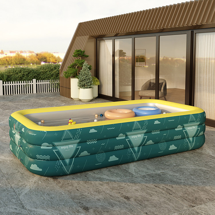 Thickened swimming pool home baby baby children swimming bucket family adults and children bathing large inflatable paddling pool
