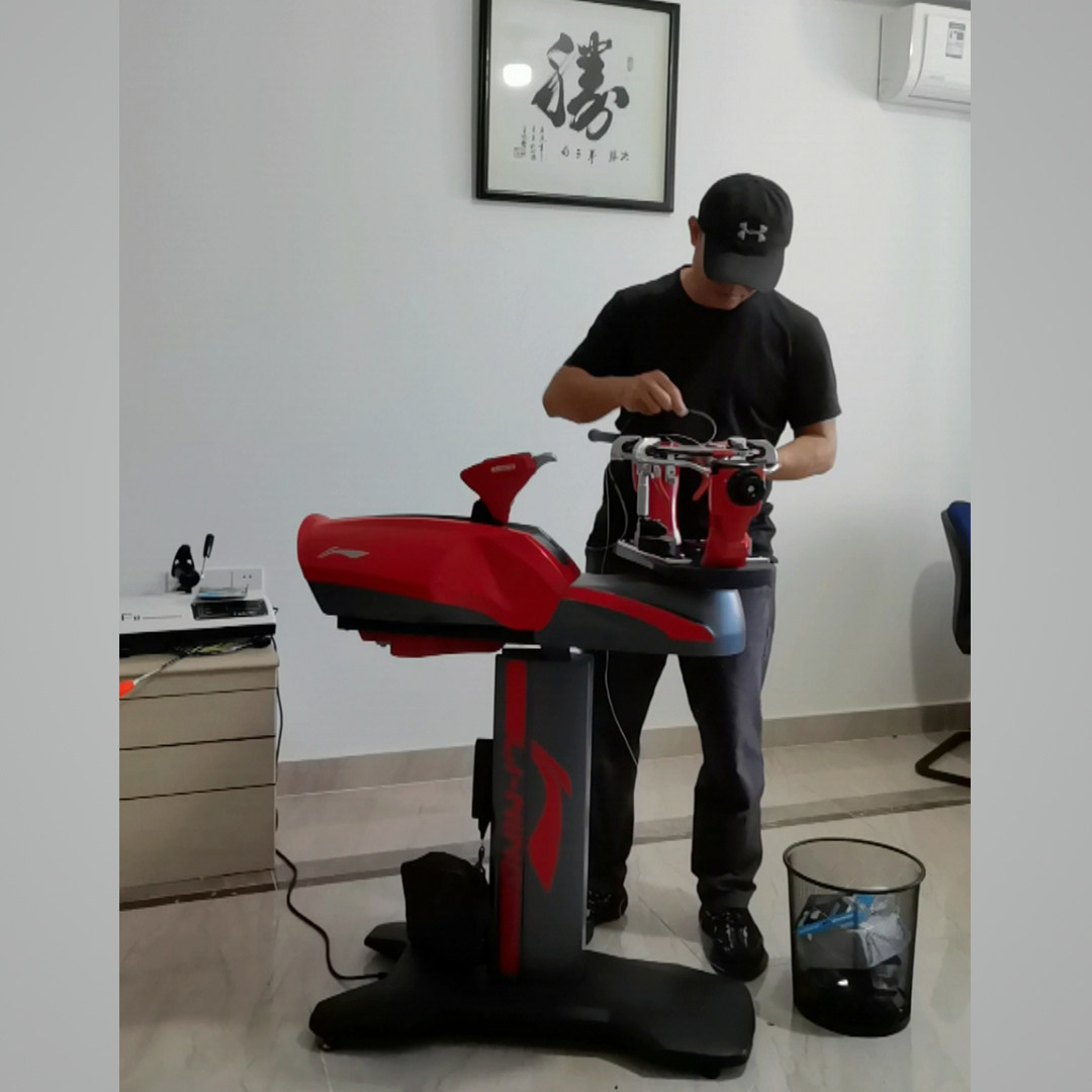 Badminton racket stringing special hyperlink