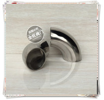 304 stainless steel sanitary polished mirror elbow stainless steel 304 welding elbow glossy elbow 90 degrees