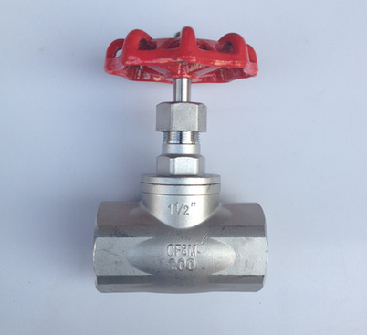 304 stainless steel wire buckle stop valve J11W-16P internal thread steam stop valve 4 points 6 points 1 inch