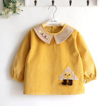 Building blocks baby boys and girls children autumn and winter thick cotton corduroy waterproof cover baby clothes cute