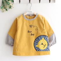 Cute little lion children boy boy girl autumn and winter thick cotton corduroy waterproof cover baby clothes