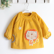 Flying star lion baby corduroy children boys autumn and winter thick cotton waterproof cover baby clothes