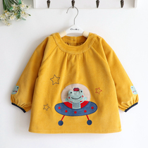 Air flying home corduroy children boys autumn and winter thick cotton waterproof cover baby clothes cartoon