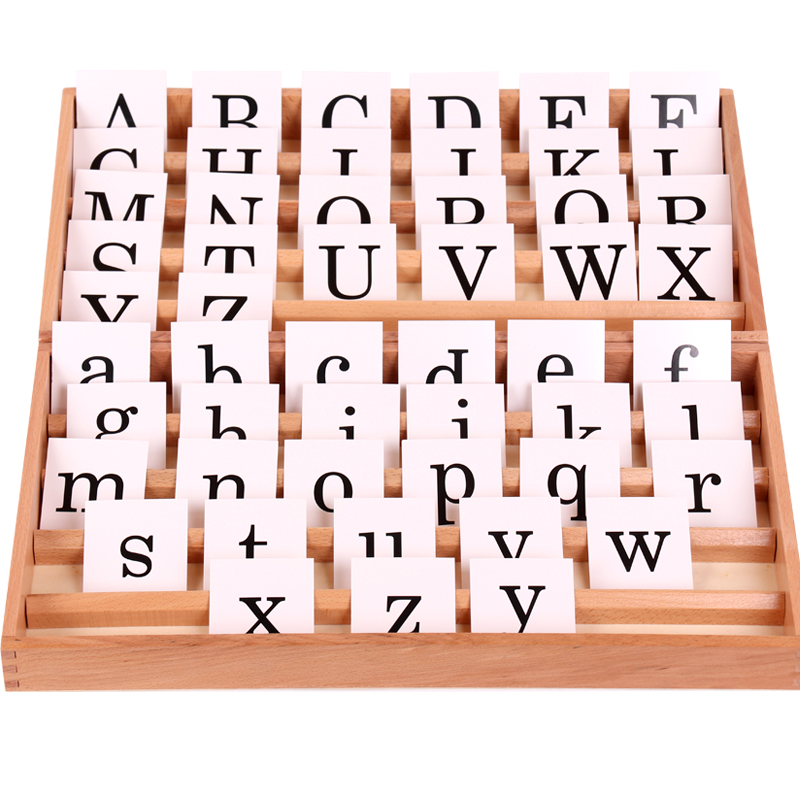 Printed letter Carmont's teaching aids Montatessori Early teaching Puzzle Training Home Children Versatile Combined Toys