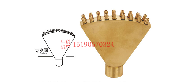 Full copper thickened double switch screen nozzle Peacock open screen nozzle Fountain waterscape landscape 1 inch 1 inch and a half special direct sales