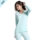 Red bean thương hiệu IDF cotton nhiệt đồ lót hàng đầu nam và nữ cotton đôi nền tảng quần áo mùa thu quần dài quần áo ngủ nữ