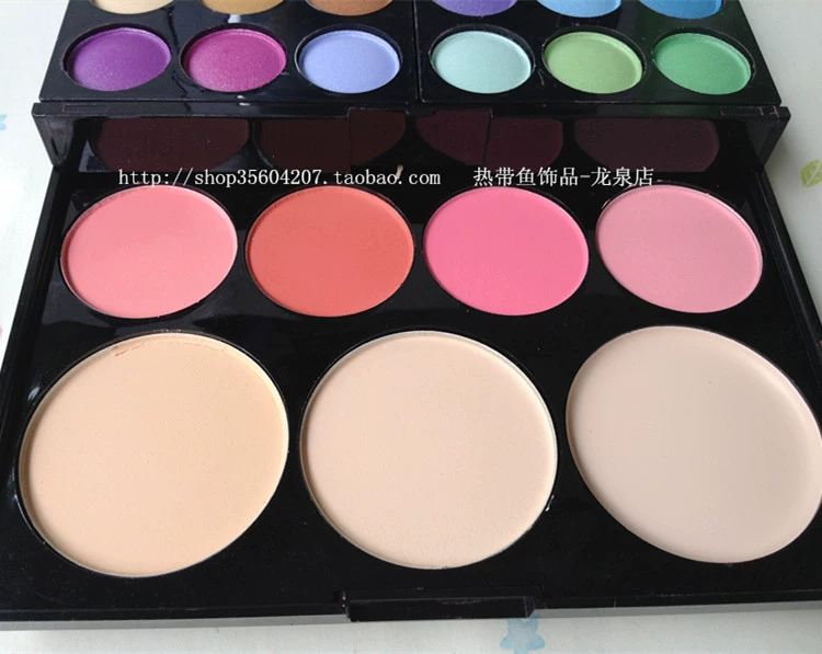 ADS Aidis Makeup Powder Box Makeup Pan 39 Bộ trang điểm màu Full Set Powder Eye Shadow Beauty Pearl bảng mắt violet