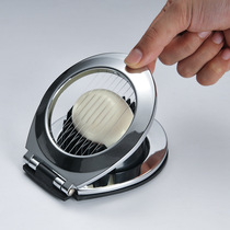 Creative zinc alloy egg cutter multifunctional egg split device fancy egg slicer