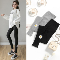 Pregnant women leggings spring and autumn fashion tide mother cotton pants autumn and winter wear pregnant womens trousers spring clothes ankle-length pants women