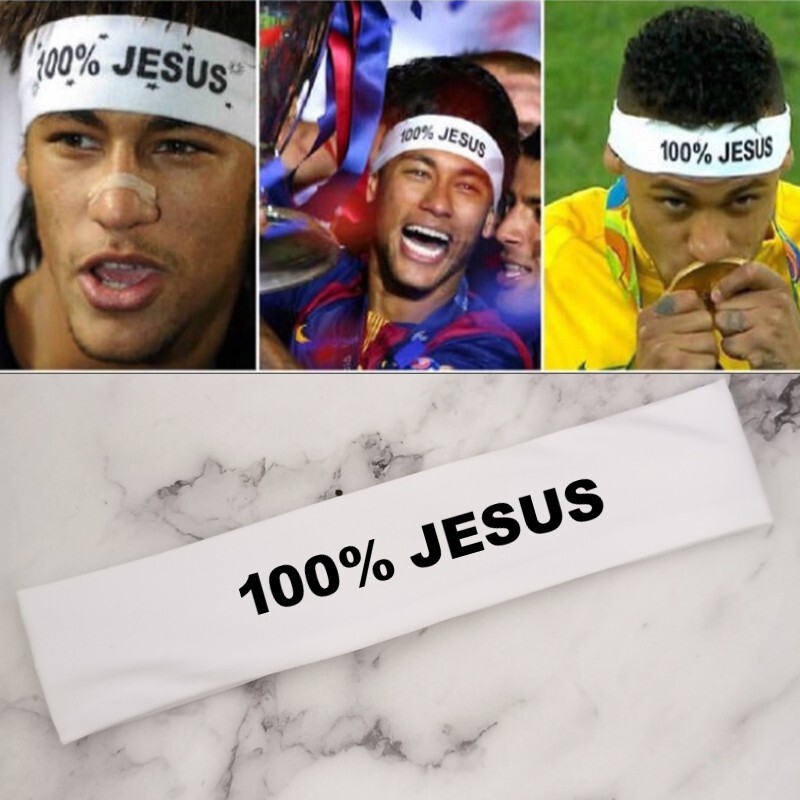 100% Headband Hairband Basketball Football Star Yoga Headband Tie Student Neymar World Cup