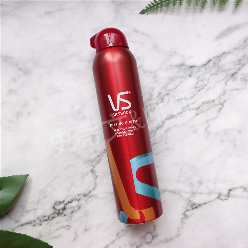 VS Sassoon Strong and long-lasting styling Foam Mousse 250ml Hair styling Straight hair Curls Dry glue Hairspray