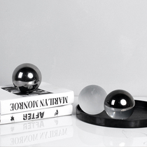 Italian Style Light Extravagant Frosted Crystal Ball Small Swing Piece Nordic Home Living Room Office Desktop Sales Floor Sales Soft Decorations