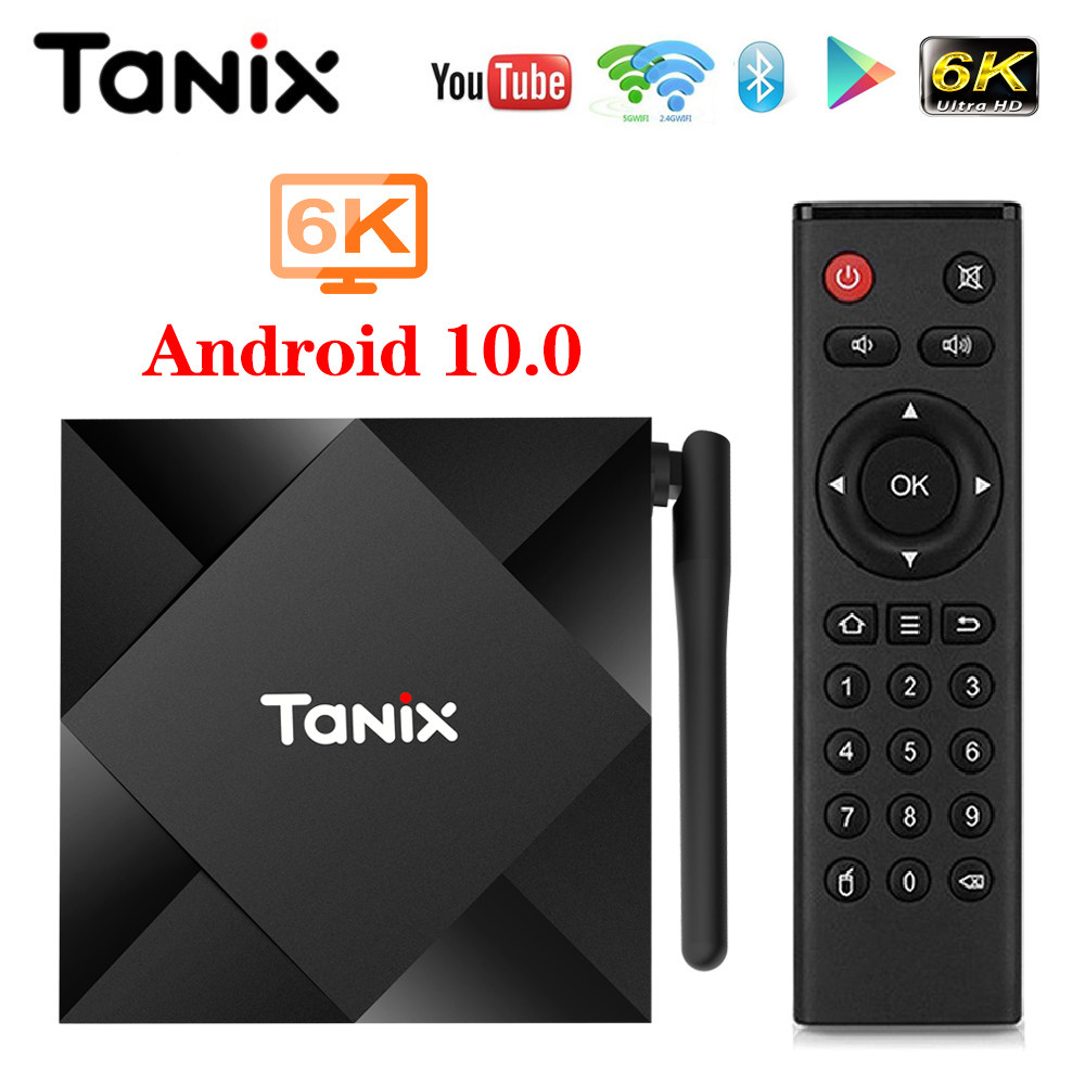 TX6S All-in-One H616 Android 10 Smart Network Player 4G Storage 6K Bluetooth 5G Dual Band WIFI