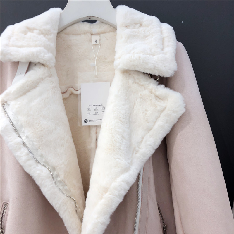 Lamb fur coat female winter short paragraph