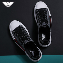 Lideng Armani mens shoes 2022 summer new leather casual shoes Korean version of luxury mens sports shoes trend