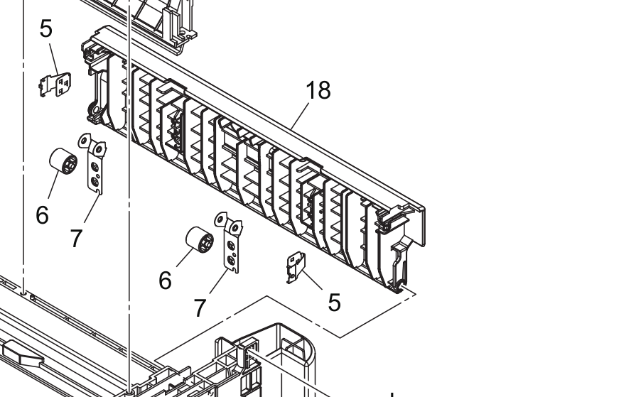 Konica beauty can up to 195235206246 Two-box side plate side door guide plate