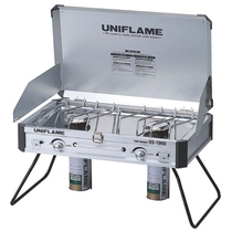 UNIFLAME Two Burner US-1900 Double Burner Family Camping Double Burner High firepower