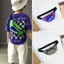 Childrens bag cute little satchel boy chest bag Purse Strings Student Outdoor Sports Bag Girl Bangs on Oblique Satchel Bag