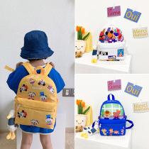 Cute Children Bag Nursery School Small Class Backpack 3-6 Year Old Baby Bag Boy Cartoon Cartoon Cartoon Double Shoulder Bag