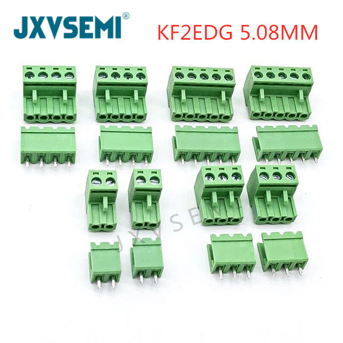 KF2EDG 5 08MM plug-in-type wiring terminal 2P3P4P5P6P7P8P9P10P12P bore seat needle holder